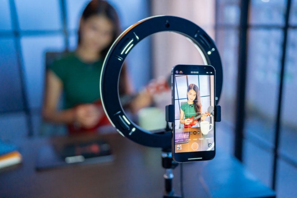 Top1Consultancy team creating engaging social media content